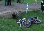 Nowa Wieś- motocykl uderzył w przepust