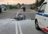 Stróże – zderzenie motocykla i autobusu