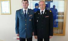 płk Alexander Nejedlý – Prezydent Korpusu Służb Pożarniczo-Ratowniczych oraz gen.  brygadier Wiesław Leśniakiewicz – Komendant Główny PSP