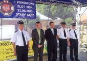 Pierwszy Powiatowy Zlot Młodzieżowych Drużyn Pożarniczych