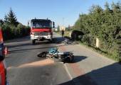 Mała Wieś – zderzenie rowera i motocykla