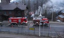 Pożar w Krynicy Zdroju